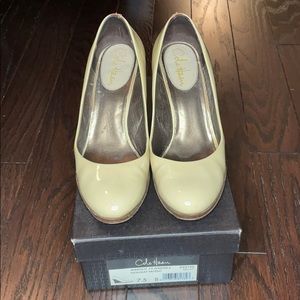 Cole Haan patent wedges